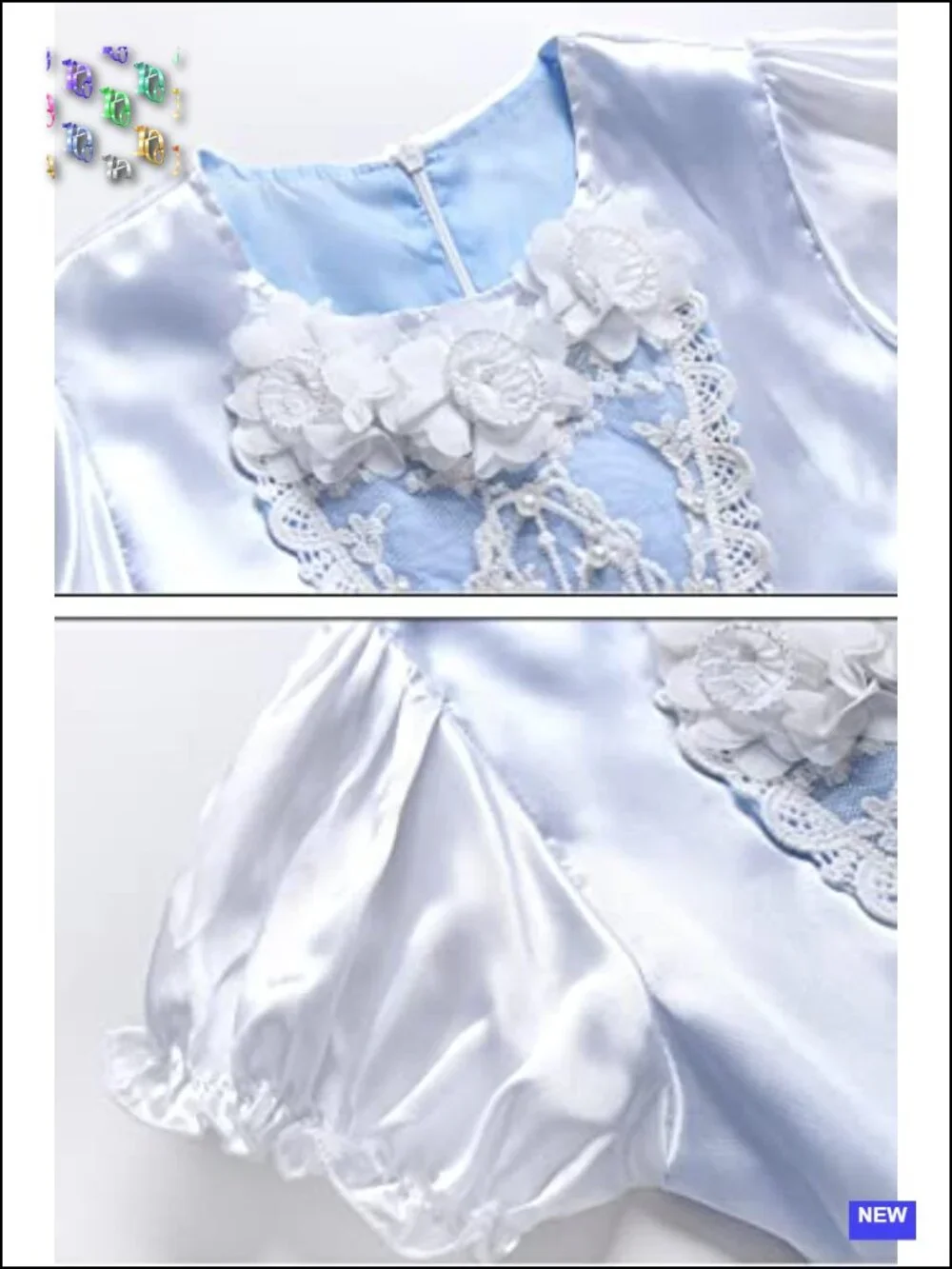 Girls Cinderella Princess Costume Dress Set 4 Pieces with Shawl Crown Scepter